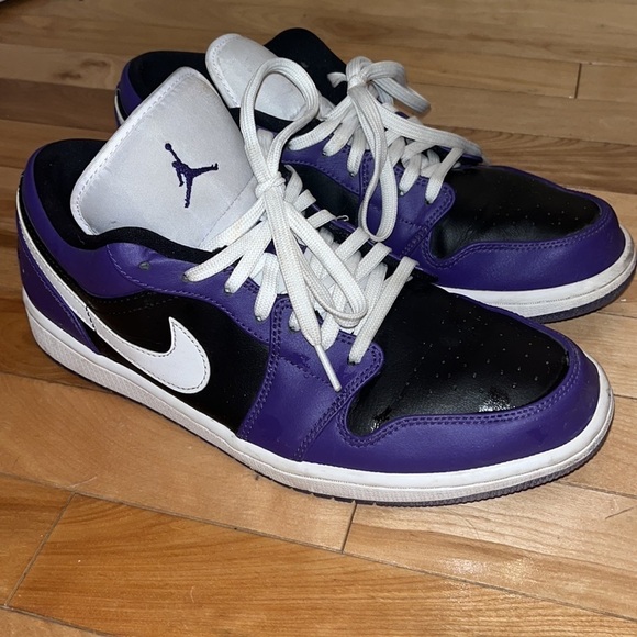 NIKE jordan one court purple US man 10 - Picture 3 of 4
